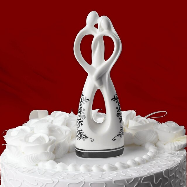  Cake Topper Classic Theme Classic Couple Ceramic Wedding / Bridal Shower with Gift Bag