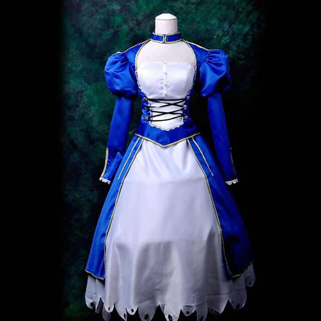  Inspired by Fate/stay night Saber Lily Anime Cosplay Costumes Cosplay Suits Dresses Patchwork Dress For Women's