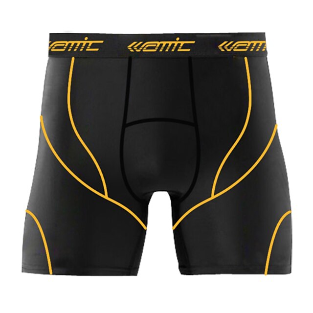  SANTIC Shorts de running - Negro Bicicleta Transpirable Licra / Alta elasticidad