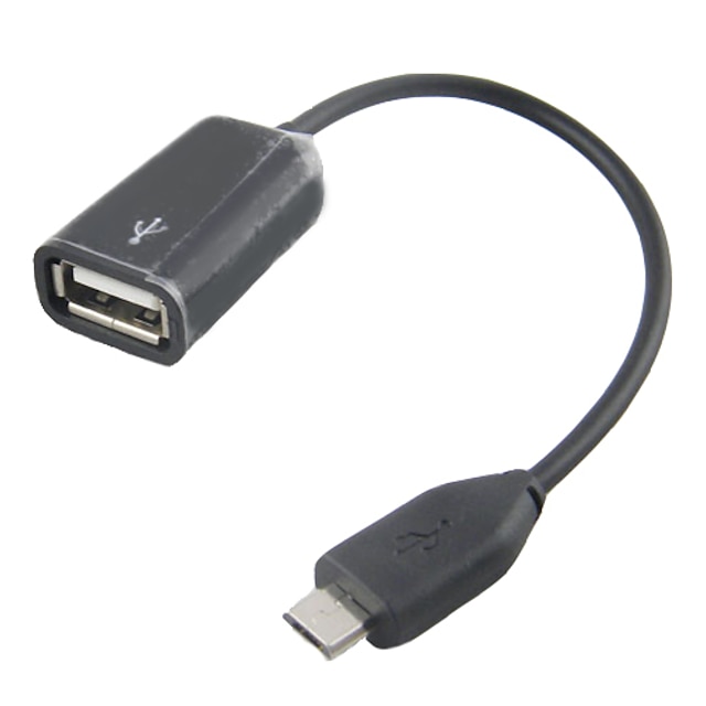  micro USB On-the-go isäntä otg sovitin i9100, mx, i9220 0.15m