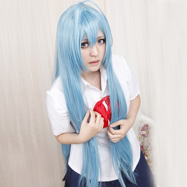  Cosplay Wigs Cosplay Erio Touwa Anime Cosplay Wigs 100 CM Heat Resistant Fiber Women's