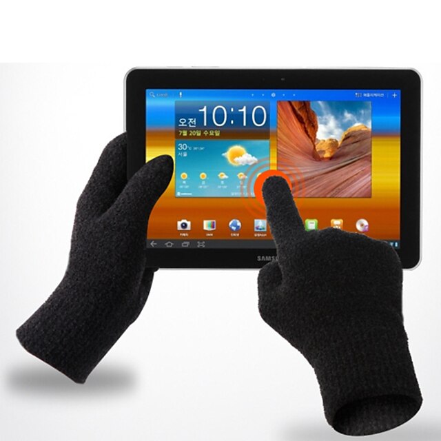  chmýří teplé rukavice na dotykové obrazovce (Smíšený Barva)