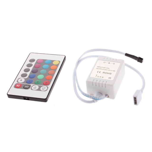  12 V Accesorii pentru iluminat Plastic Controler RGB