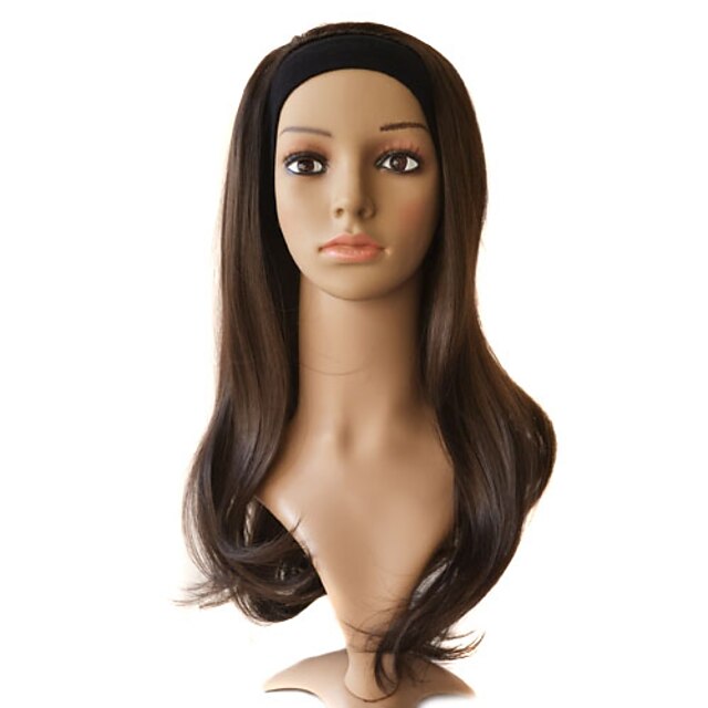  Capless High Quality Synthetic 20 Inch Silky Straight Hair Wig