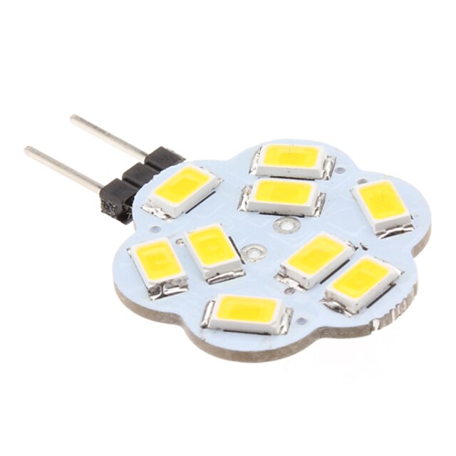  Ampoule LED Forme Lotus Blanc Chaud (12V), G4 4.5W 9x5630 SMD 400-430LM 3000-3500K