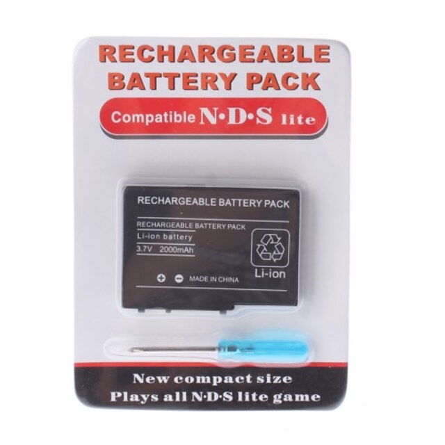  Batterijen en Opladers Voor Nintendo DS Oplaadbaar
