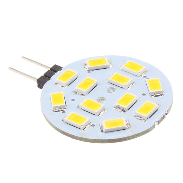  2 W LED Bi-pin Lights 240 lm G4 12 LED Beads SMD 5630 Warm White 12 V / # / CE