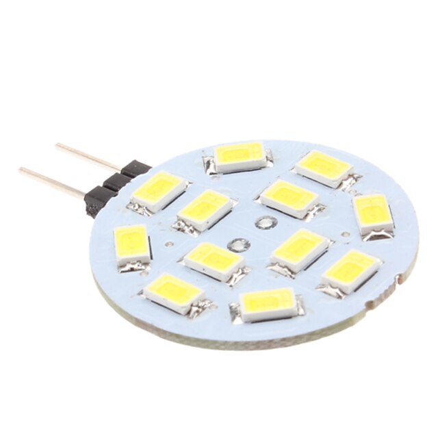  LED betűzős izzók 170 lm G4 12 LED gyöngyök SMD 5630 Természetes fehér 12 V / # / #