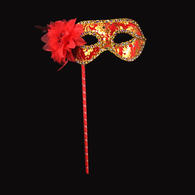  Maske Cosplay Festival/Højtider Halloween Kostumer Rød Ensfarvet Maske Halloween / Karneval / Nytår Unisex PVC