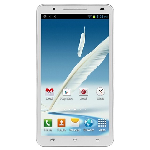  I9977 MT6577 Android 4.0 Dual карты Quand Группа 6,0 дюйма Cpacitive сотового телефона сенсорный экран (WiFi, FM, GPS, 3G)