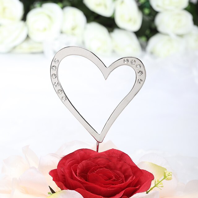  Figurky na svatební dort Klasický motiv Srdce Svatební Výročí Narozeniny Štando 15. narozeniny a sladkých 16 s Štras OPP