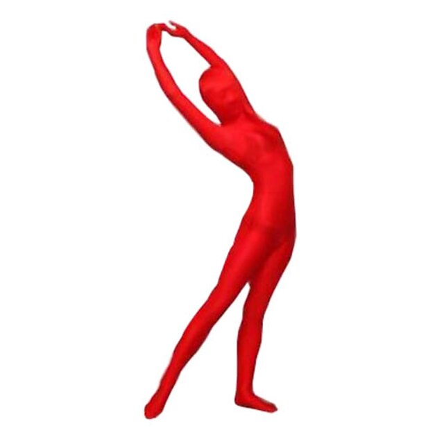  Costumi zentai Tutina aderente Tuta di pelle Costumi corpo intero Ninja Per adulto Licra Costumi Cosplay Per uomo Per donna Rosso Tinta unita Halloween / Costumi Zentai / Calzamaglia / Pigiama intero