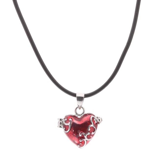  Ожерелья с подвесками В форме сердца Стекло Сплав Любовь Сердце Бижутерия Для Повседневные