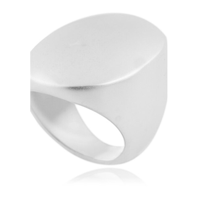  Smooth Curved Surface Alloy Ring