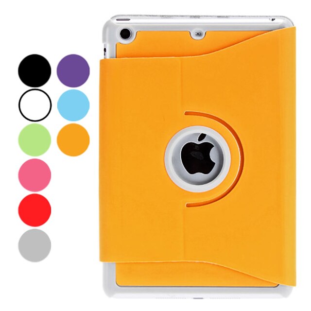  Roterbart PU Leather Case med stativ for iPad Mini (Assorterte farger)