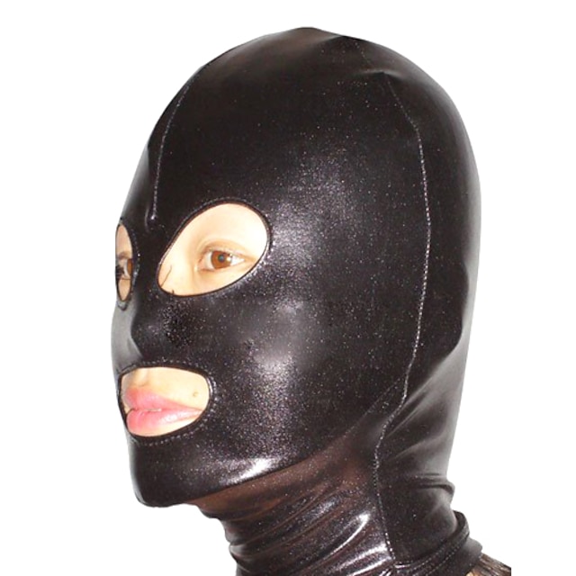  Máscara Terno de Pele Adulto Elastano Látex Trajes de cosplay Gênero Homens Mulheres Cor Sólida Dia Das Bruxas