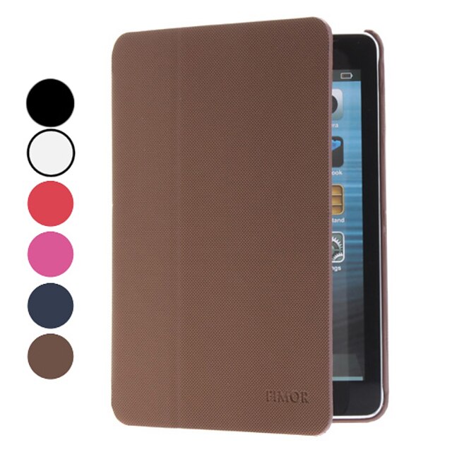  PU Leather Case with Stand for iPad mini (Assorted Colors)