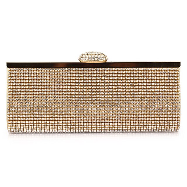  Women PVC Event/Party Evening Bag Gold / Silver