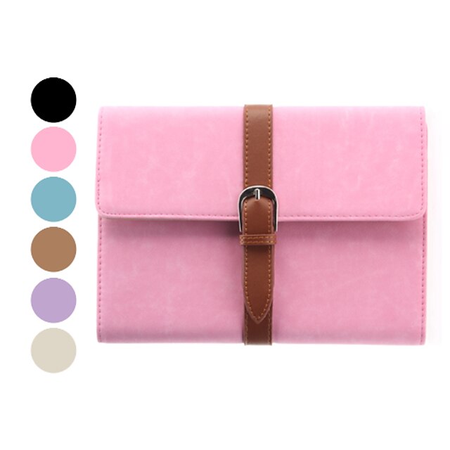  Elegante Ledertasche mit Ständer für iPad mini (versch. Farben)