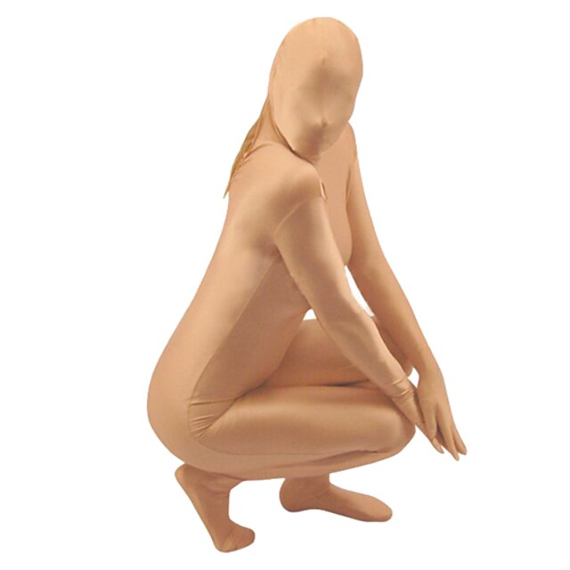  Zentai-Pakken Huidskostuum Volledig pak Volwassenen Spandex Lycra Cosplaykostuums Sekse Voor heren Dames Effen Halloween / Turnpakje / Onesie / Turnpakje / Onesie / Hoge Elasticiteit