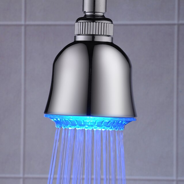  3 inch abs douche kop met kleur veranderende led licht