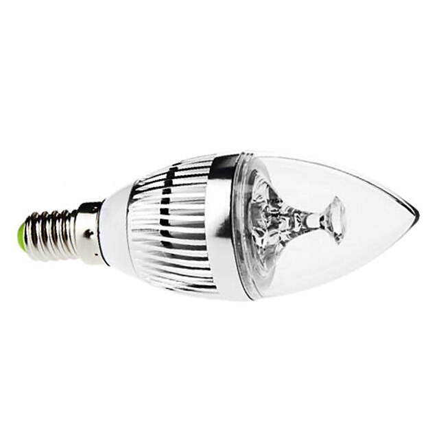  3 W Żarówki LED świeczki 250-350 lm E14 C35 3 Koraliki LED LED wysokiej mocy Świąteczne dekoracje ślubne Naturalna biel 220-240 V 110-130 V