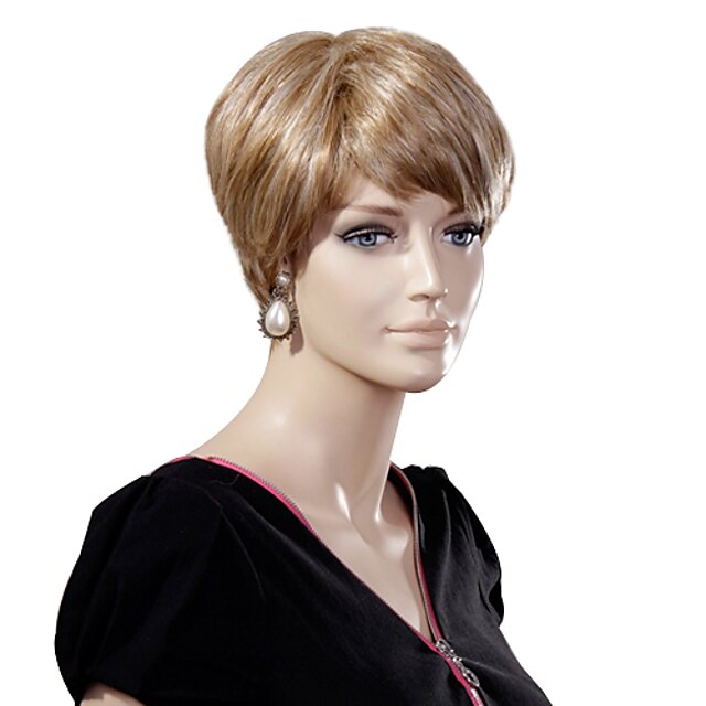  Capless Short Blonde High Quality Synthetic Hair Wig