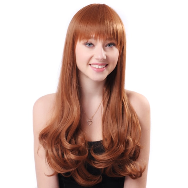  Capless Hot Sale Long Blonde Curly High Quality Synthetic Japanese Kanekalon Wigs