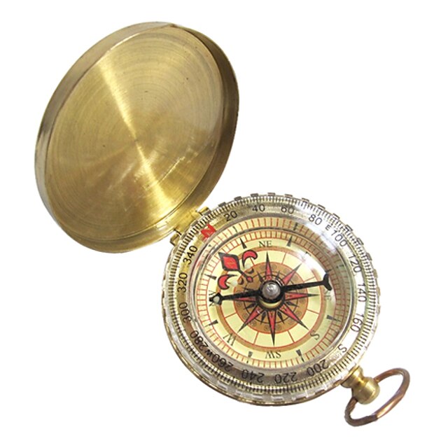  Compasses Compact Size, Navigation for Hiking / Climbing / Camping - Copper