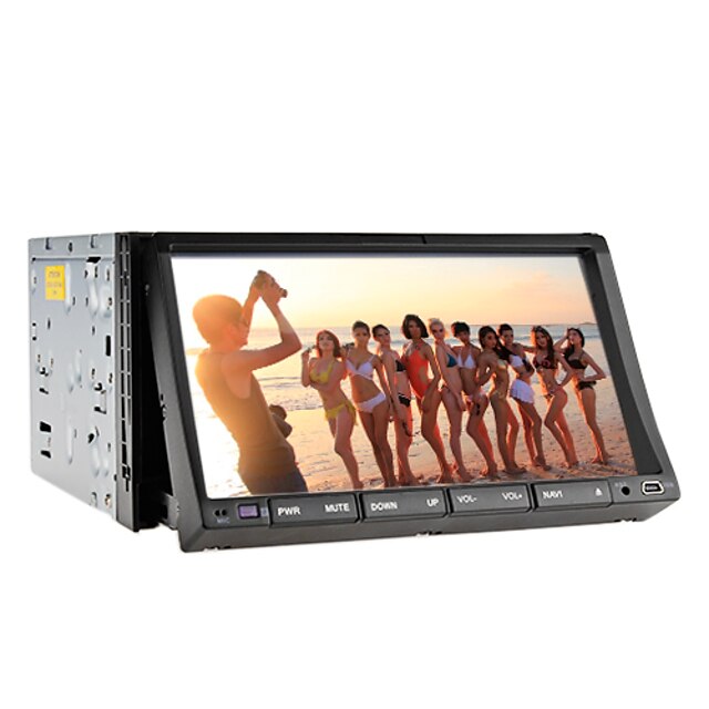  7-inch 2 Din TFT Screen In-Dash Car DVD Player With Bluetooth,Navigation-Ready GPS,iPod-Input,RDS,DVB-T