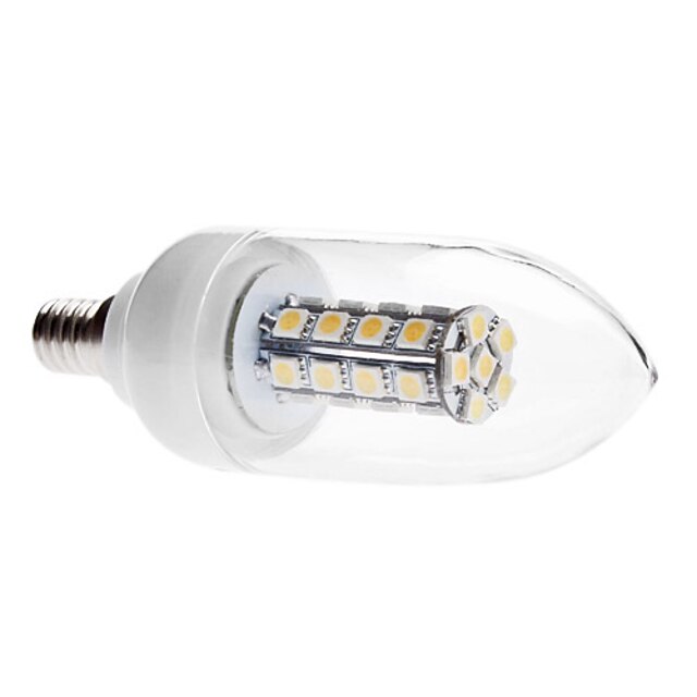  LED-kynttilälamput 3000 lm E14 C35 30 LED-helmet SMD 5050 Koristeltu Lämmin valkoinen 85-265 V