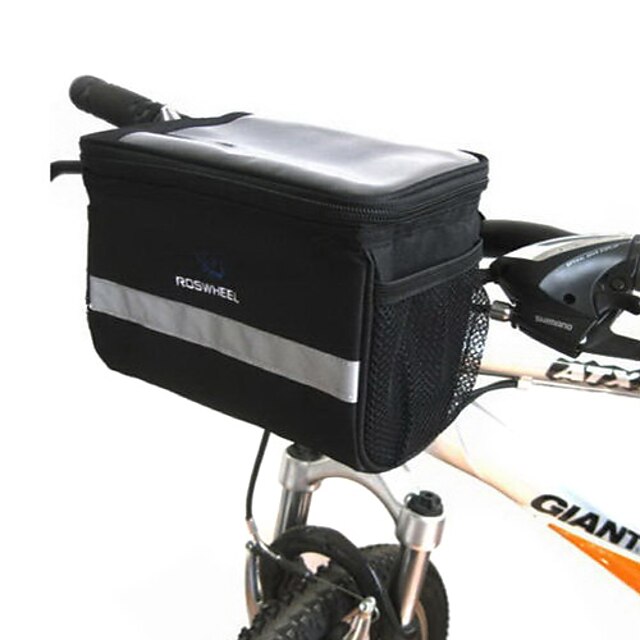  Kormánytáska Kerékpáros táska 600D Ripstop Kerékpáros táska Kerékpáros táska Samsung Galaxy S6 / iPhone 5C / iPhone 4/4S Kerékpározás / Kerékpár / iPhone 8/7/6S/6