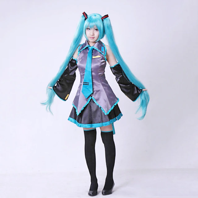 Inspired by Vocaloid Miku Video Game Cosplay Costumes Cosplay Suits ...