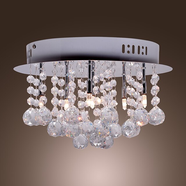  SL® Lampy sufitowe Światło rozproszone Chrom Metal Kryształ 110-120V / 220-240V / G4