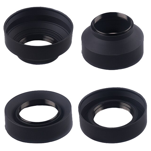  72mm Rubber Lens Hood for Wide angle, Standard, Telephoto Lens