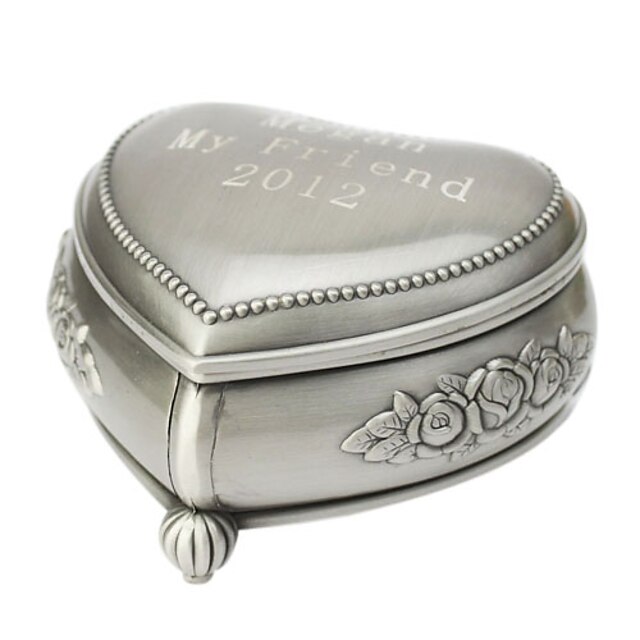  Jewelry Box personalizzati incantevoli motivo decorativo donna una lega di stagno