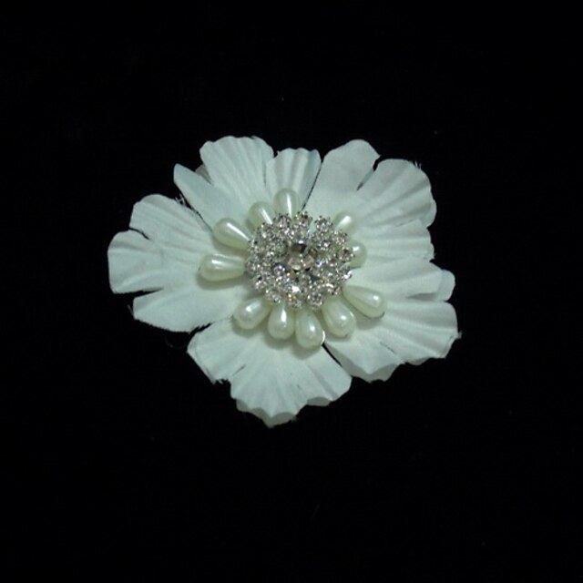  krystall imitasjon perle sateng fascinators blomster headpiece elegant stil