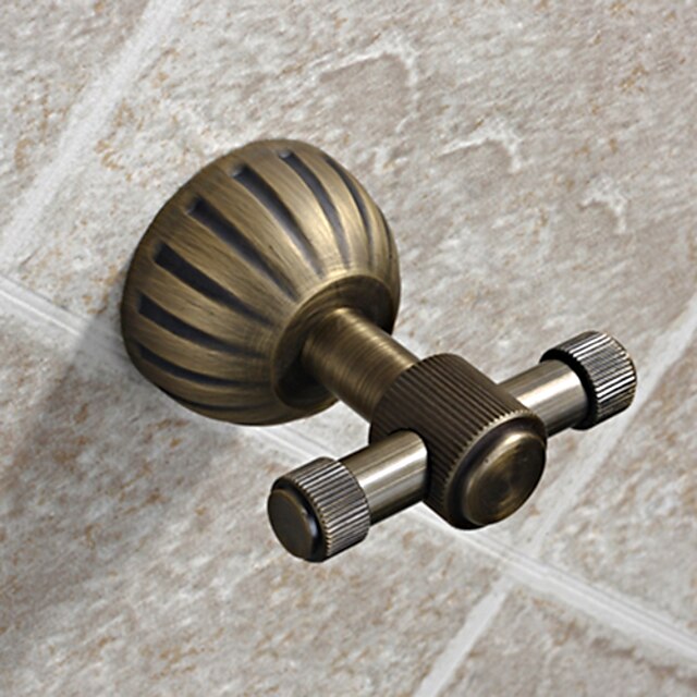  Robe Hook Antique Brass 1 pc - Hotel bath