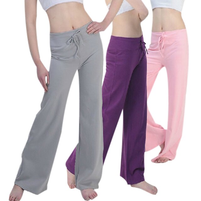  Женщин Йога Свободные лайкра брюки талии термоусадочная (разных цветов)