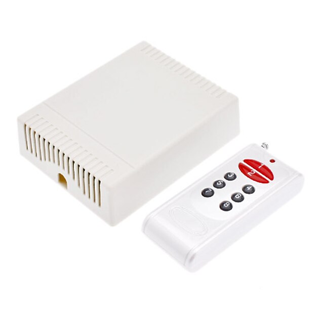  CDZQ-8LC 8-Channel Wireless Remote Switch with Remote Controller (White)