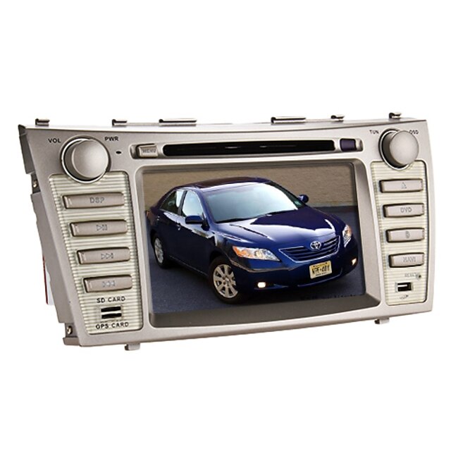  7-inch 2 Din TFT Screen In-Dash Car DVD Player For Toyota Camry/Aurion With Bluetooth,Navigation-Ready GPS,iPod-Input,RDS