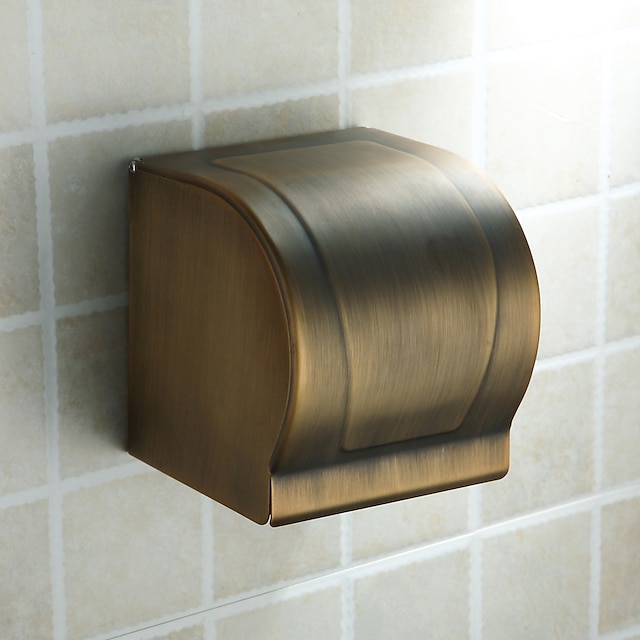 Toilet Paper Holder / Antique Brass Brass /Antique