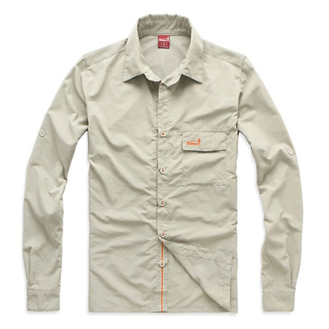  EAMKEVC Men's Short Sleeve Quick Dry Outdoor Shirt Ultraviolet Resistant Khaki, Gray, Green