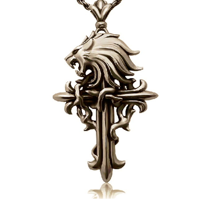  Smycken Inspirerad av Final Fantasy Cloud Strife Animé/ Videospel Cosplay-tillbehör Halsband Legering Man