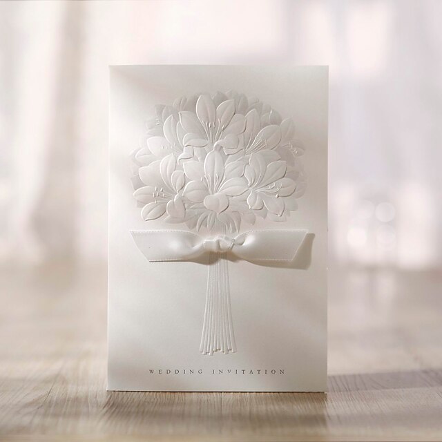 50 Bouquet Muster-Hochzeitseinladung eingestellt