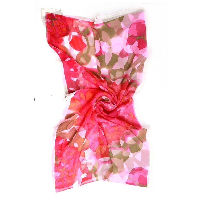  QTHY Bubble Print Georgette Scarf