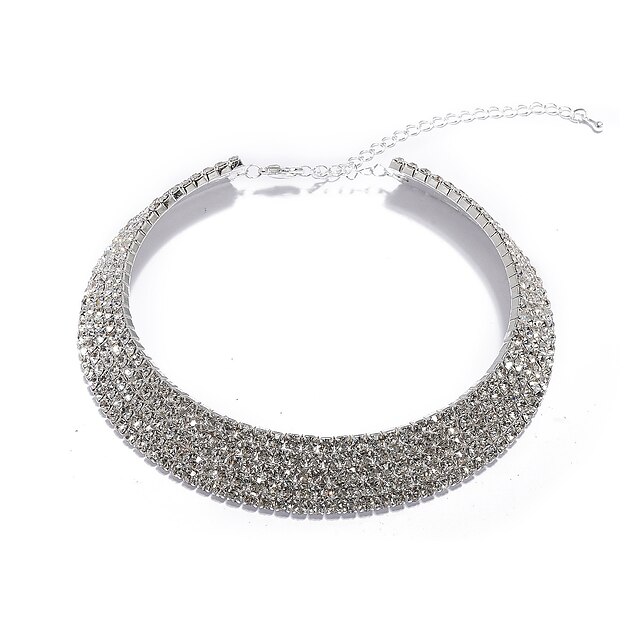  prachtige kristallen ketting halsband voor bruiloft / avond
