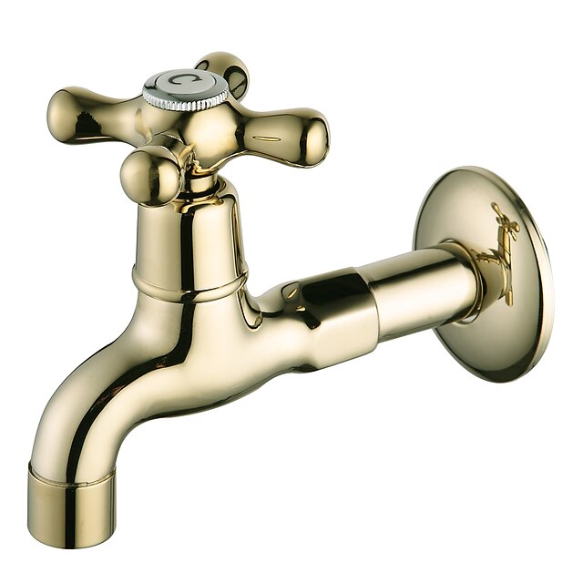  Koupelna Umyvadlová baterie - Otáčecí Ti-PVD Nástěnná montáž S jedním otvorem / Single Handle jeden otvorBath Taps