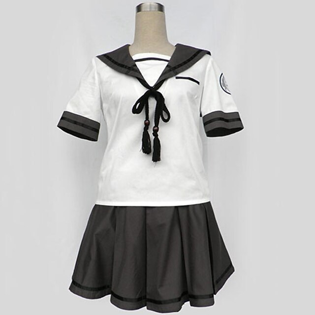  Inspired by Hiiro no Kakera Cosplay Anime Cosplay Costumes Cosplay Suits School Uniforms Short Sleeves Cravat Top Skirt For Women's