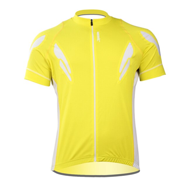  SANTIC Men's Short Sleeve Bike Jersey Top Breathable Quick Dry Sports 100% Polyester Clothing Apparel / High Elasticity